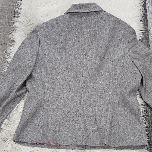 Ralph lauren Gray Wool button front blazer Jacket - Picture 3 of 10